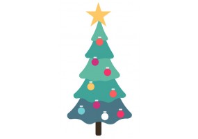 sticker sapin de noel