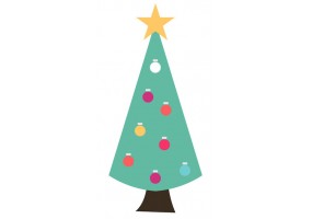 sticker sapin de noel