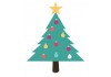 sticker sapin de noel