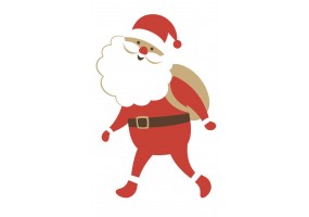 sticker pere noel