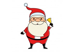 sticker pere noel