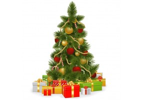 sticker sapin noel