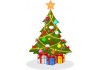 sticker sapin noel