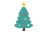 sticker sapin noel