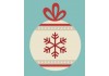 Autocollant boule de noel