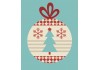 Autocollant boule de noel