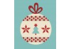 Autocollant boule de noel