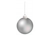 Autocollant boule de noel argent