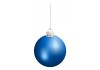 Autocollant boule de noel bleue