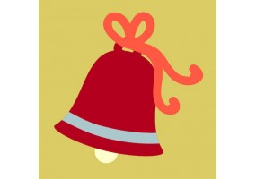 sticker noel cloches