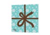 Autocollant noel cadeau