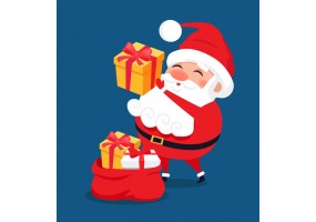 sticker pere noel