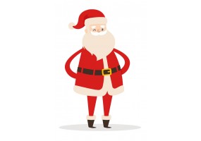 sticker pere noel