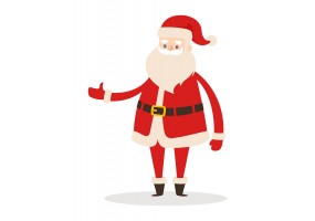 sticker pere noel