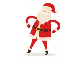 sticker pere noel