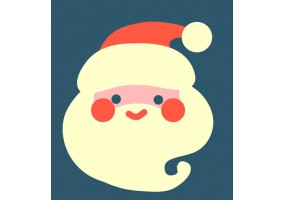 sticker pere noel