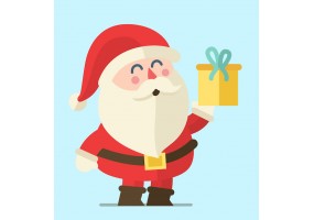 sticker pere noel