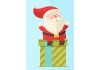 sticker pere noel