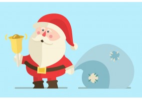 sticker pere noel