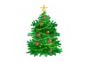 sticker sapin noel