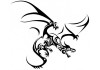 Sticker dragon en vol