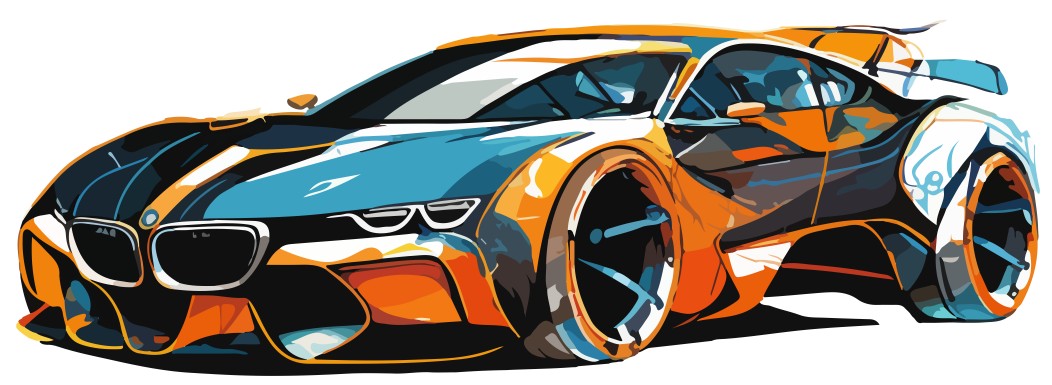 Autocollant Mural Personnalisé Prénom Avec Voiture De Sport – Lamborghini Ferrari