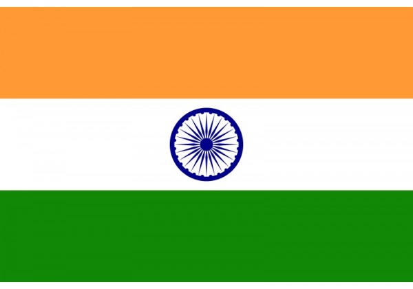 Sticker Drapeau Inde