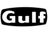 Sticker Gulf blanc noir