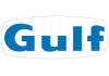 Sticker Gulf bleu avec fond