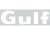 Sticker Gulf blanc lettre