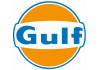 Sticker Gulf orange bleu vintage