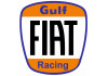 Sticker Gulf orange bleu noir fiat