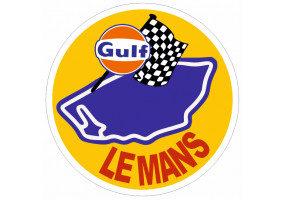 Sticker Gulf le mans