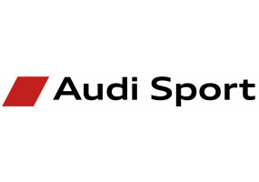 Sticker AUDI sport blanc rouge noir