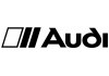Sticker AUDI blanc noir