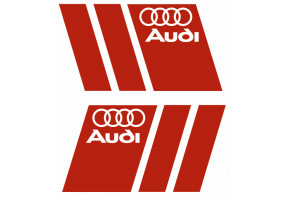 Sticker AUDI rouge