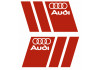 Sticker AUDI rouge