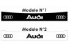 Sticker AUDI bande logo