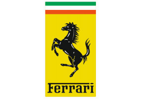 Sticker FERRARI logo vintage
