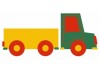 Sticker Transport - Camionette
