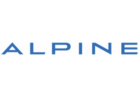 Sticker ALPINE logo bleu blanc