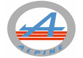 Sticker ALPINE logo couleur