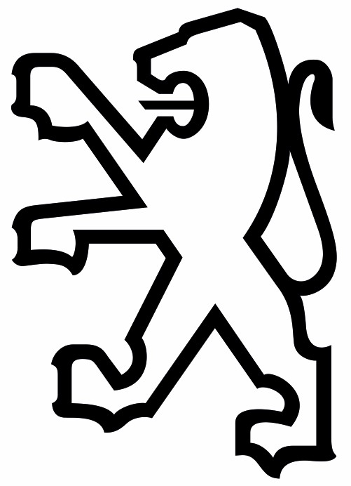decals decalcomanie deco armoirie peugeot pour cadre reservoir moto taille réel 