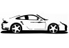 Sticker PORSCHE 911 voiture