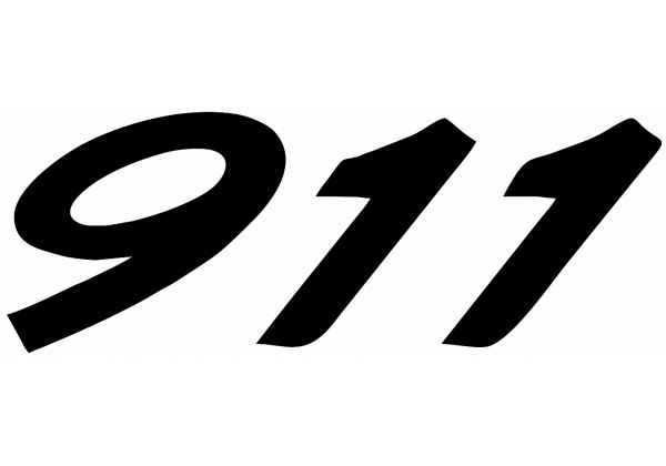 Sticker PORSCHE 911 voiture