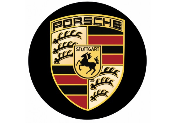 Sticker PORSCHE logo rond