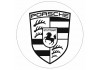 Sticker PORSCHE logo rond