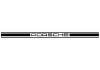 Sticker PORSCHE bande blanc noir