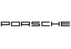 Sticker PORSCHE logo noir