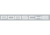 Sticker PORSCHE logo blanc